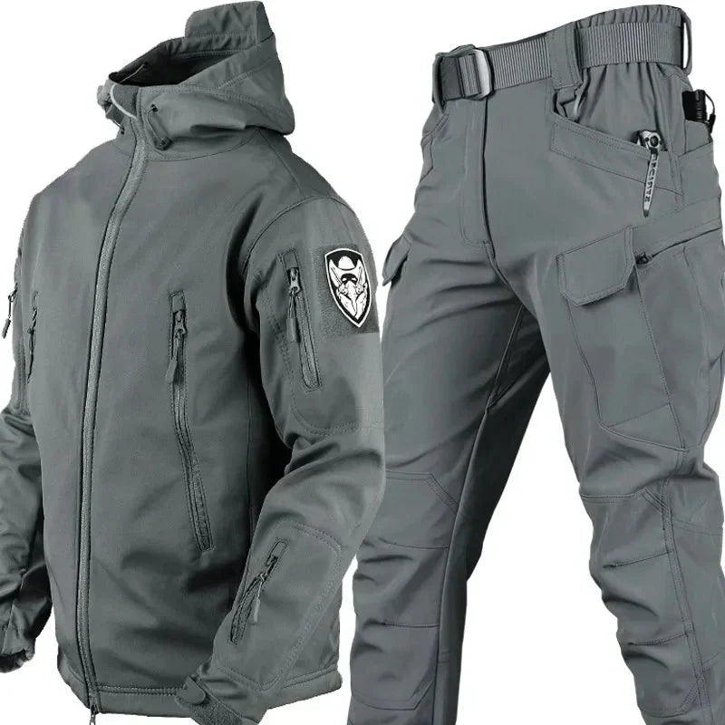Men's All-Weather Combat Suit with Windproof Coat & Pants – Built for Rugged Outdoor Action | Thomler