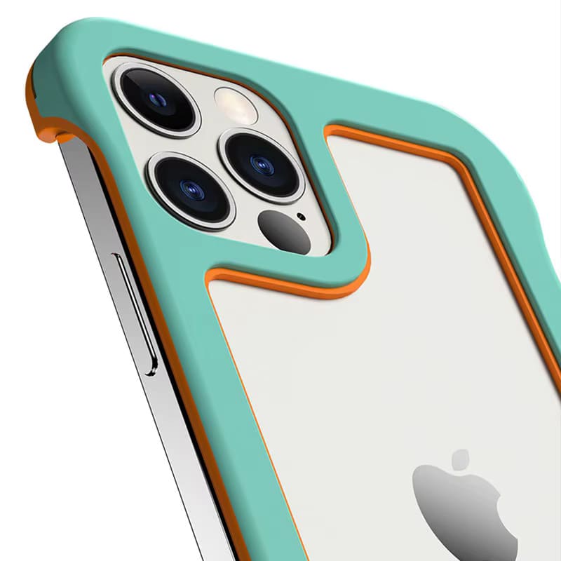 Two-Tone Protective Edge Guard Case for iPhone 12-17 All Models Anti-Scratch Open-Back Design Slim Fit Cover for Pro Max Air 16 15 14 | Thomler