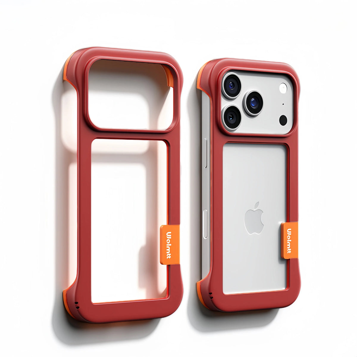 Two-Tone Protective Edge Guard Case for iPhone 12-17 All Models Anti-Scratch Open-Back Design Slim Fit Cover for Pro Max Air 16 15 14 | Thomler