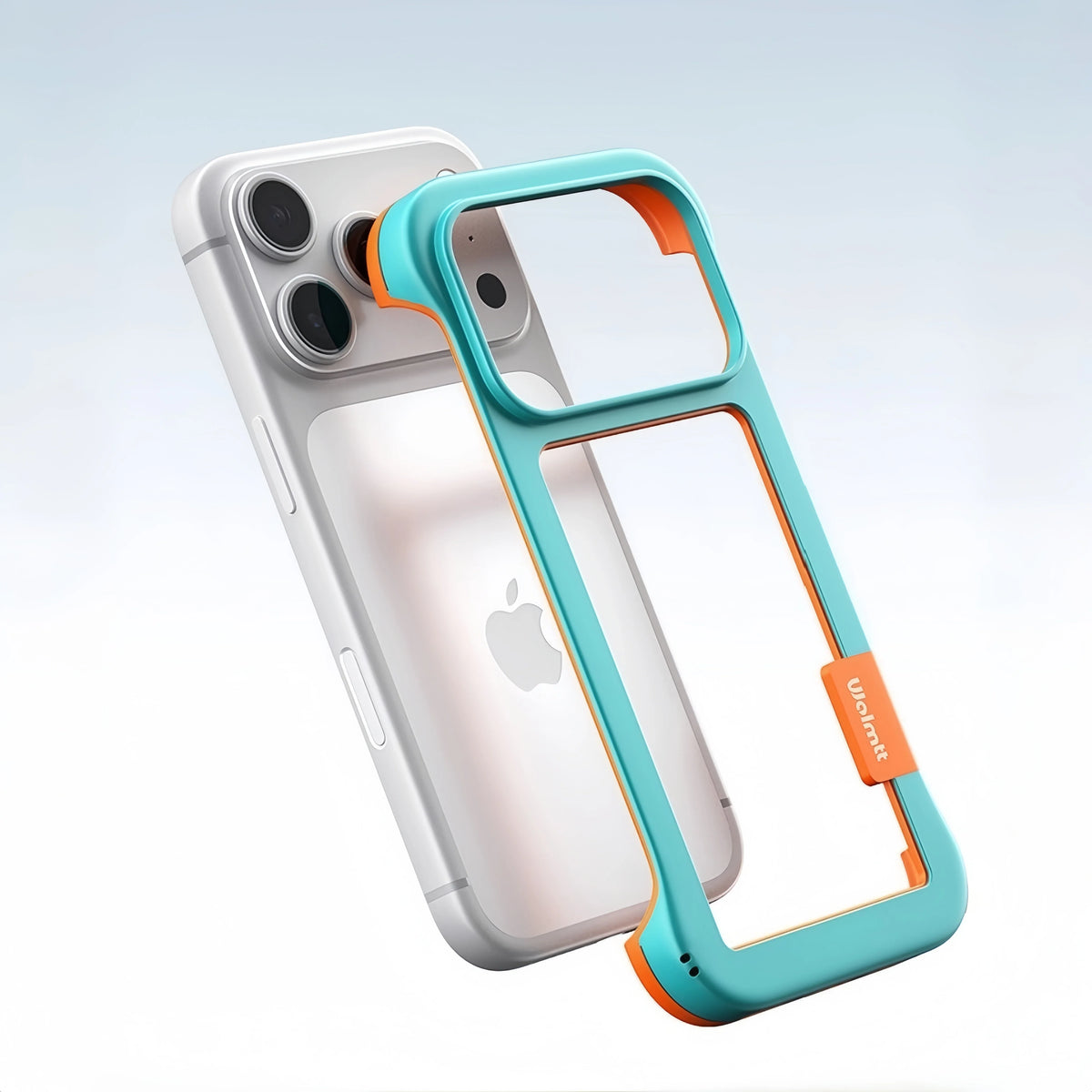 Two-Tone Protective Edge Guard Case for iPhone 12-17 All Models Anti-Scratch Open-Back Design Slim Fit Cover for Pro Max Air 16 15 14 | Thomler