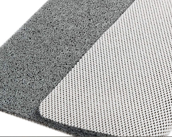 Non-Slip Bathroom Mat with Drainage Holes for Shower and Tub Safety Gray White Beige Fast-Drying Bath Floor Mat | Thomler