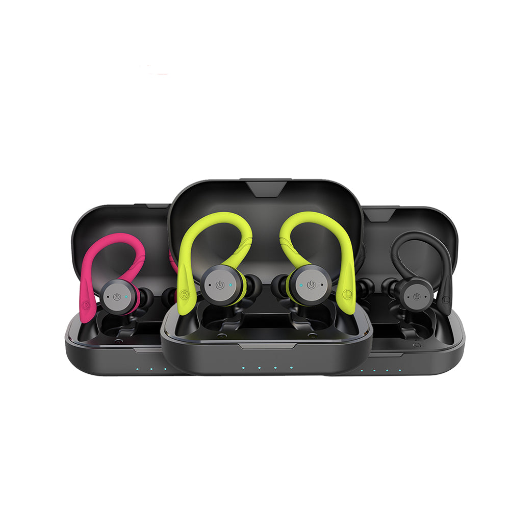 Waterproof Wireless Earbuds for Swimming & Running, 20-Hour Battery, IPX7 Sport Headphones with Bluetooth 5.0, Secure-Fit Earphones for | Thomler