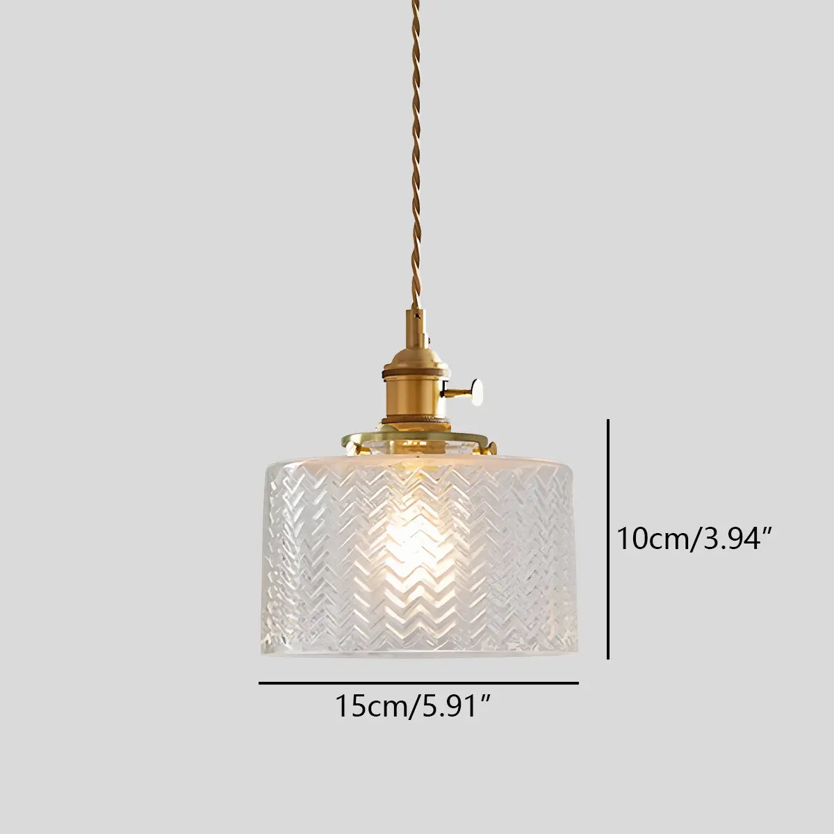 Pendant Light Glass Bronze Adjustable Cable Transparent Dining Room Kitchen Island Hanging Ceiling Lamp | Thomler
