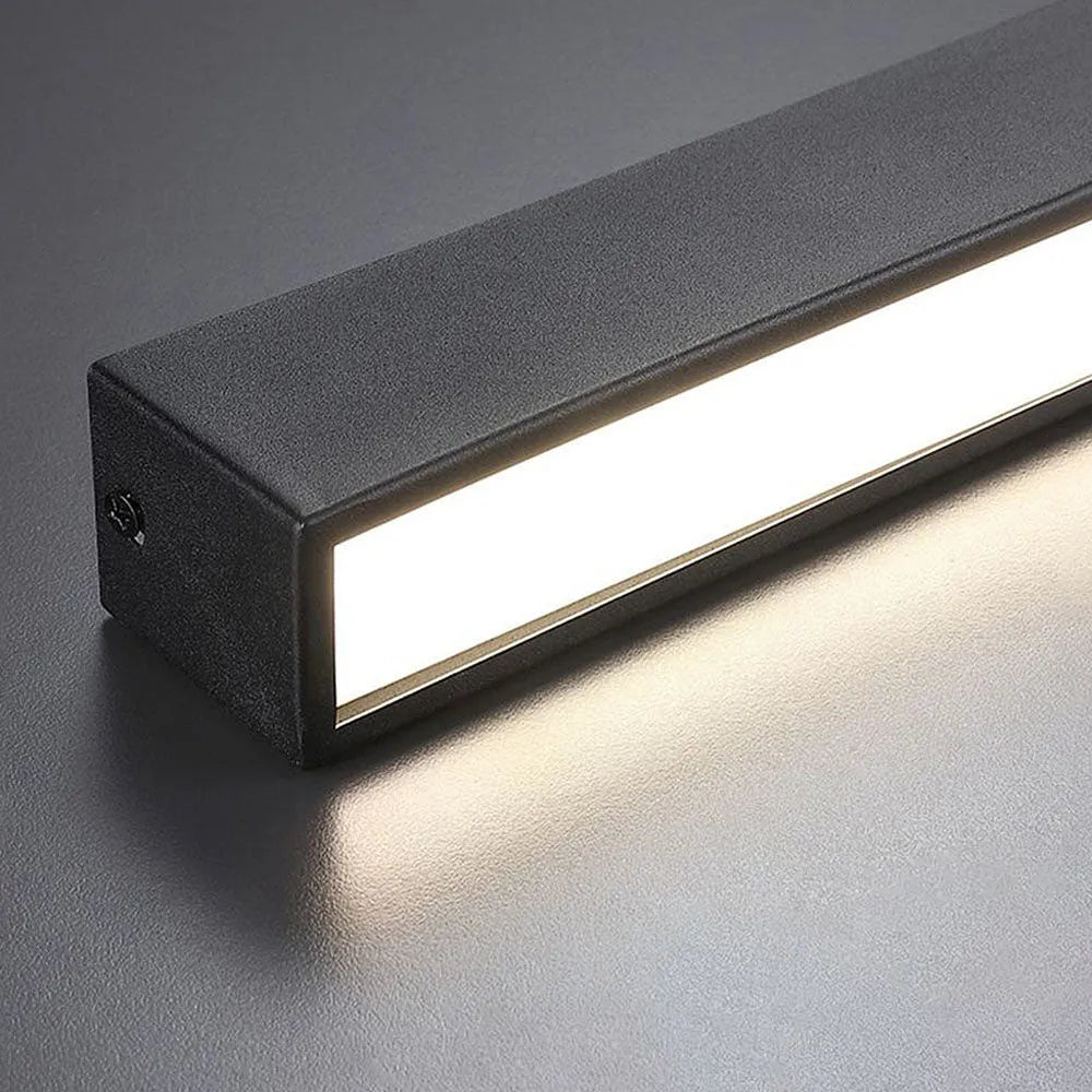 Ceiling Light Black Integrated LED 120.0 cm Modern Indoor Living Room Hallway Bedroom Lighting Fixture Minimalist Elongated Design | Thomler