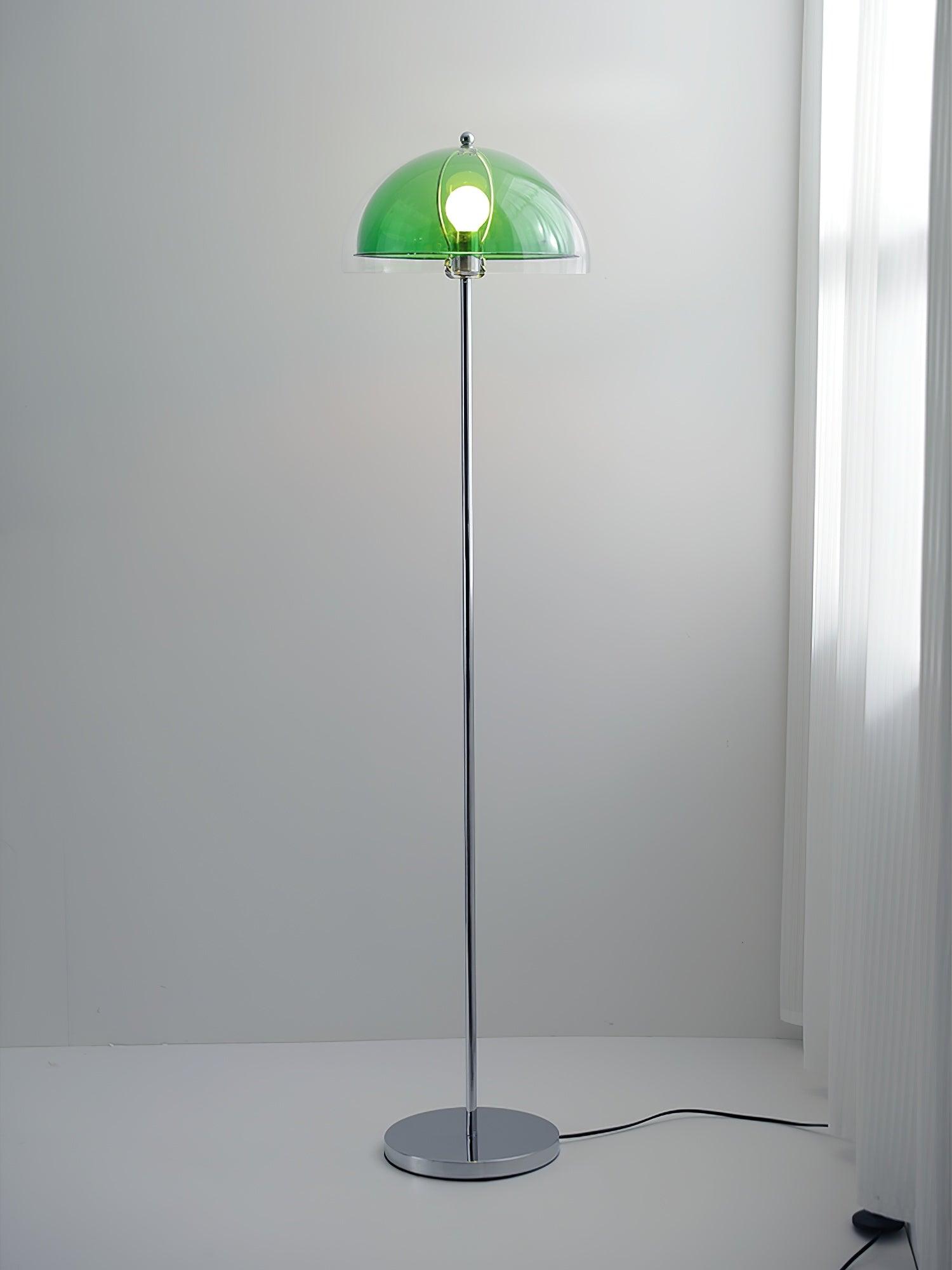 Floor Lamp Metal 61 in Double Layer Acrylic Shade Adjustable Living Room Bedroom Lighting | Thomler