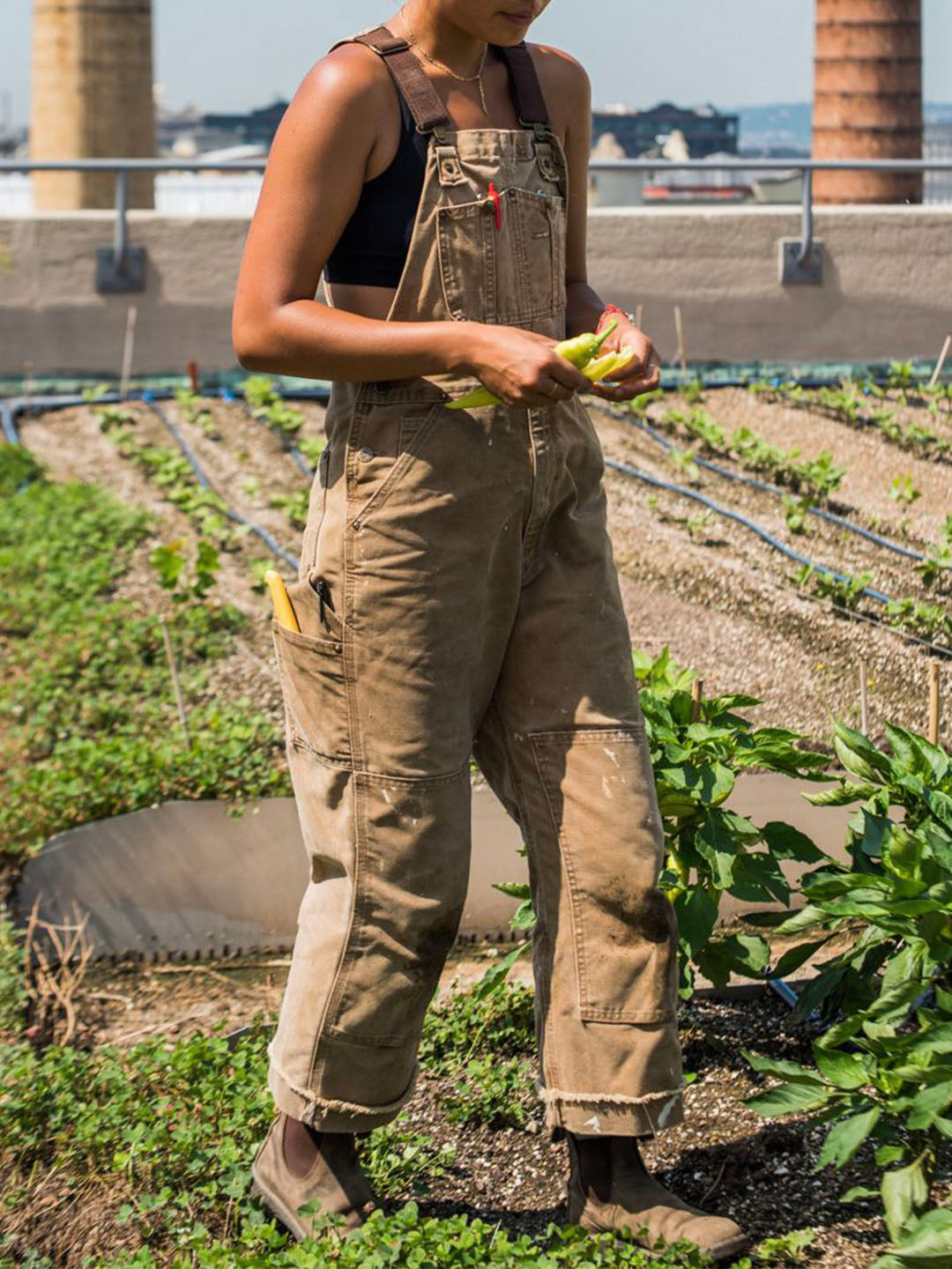 Heavy-Duty Cotton Work Overalls with Tool Pockets & Adjustable Straps for Carpentry, Farming & Trade Jobs | Thomler