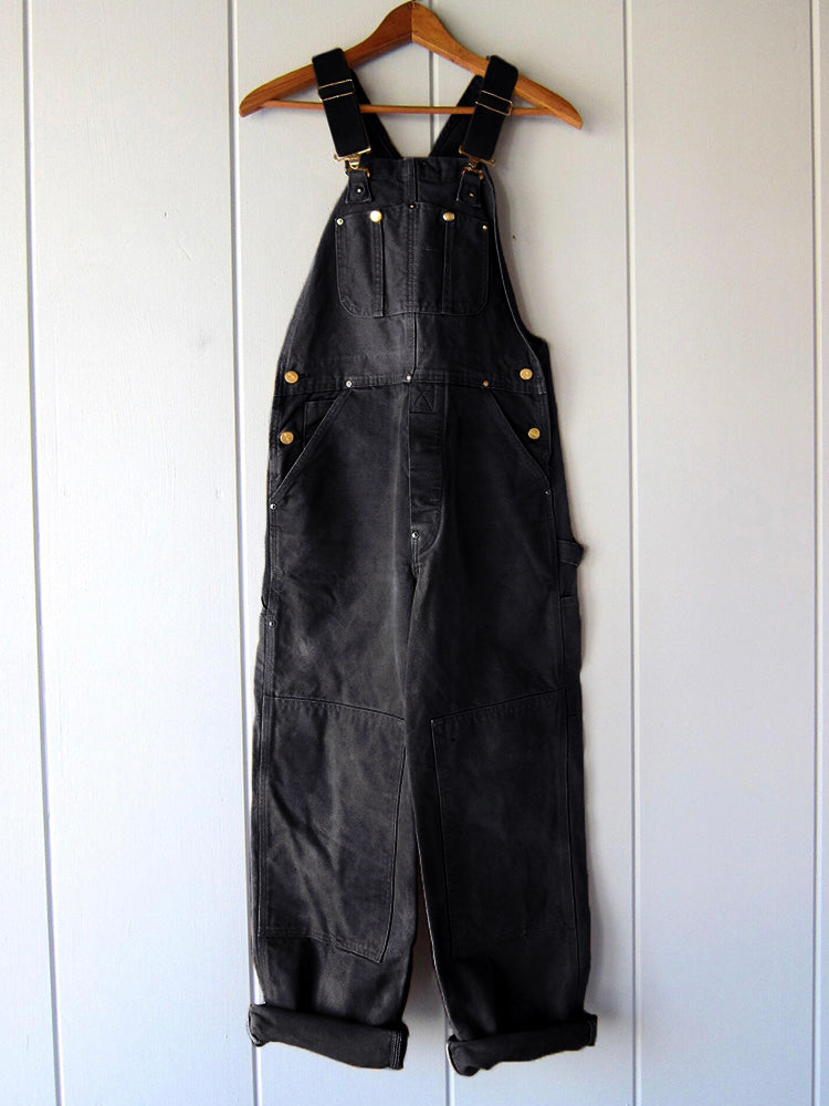 Heavy-Duty Cotton Work Overalls with Tool Pockets & Adjustable Straps for Carpentry, Farming & Trade Jobs | Thomler