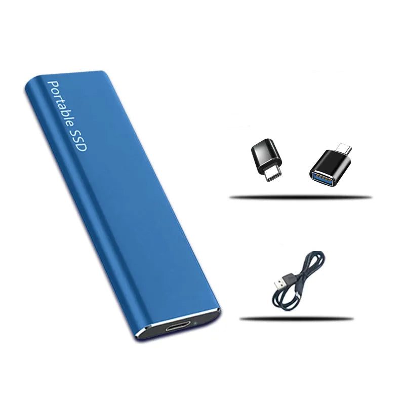 USB-C Portable External Hard Drive with Plug-and-Play Setup for Laptops, Tablets & Phones | Thomler