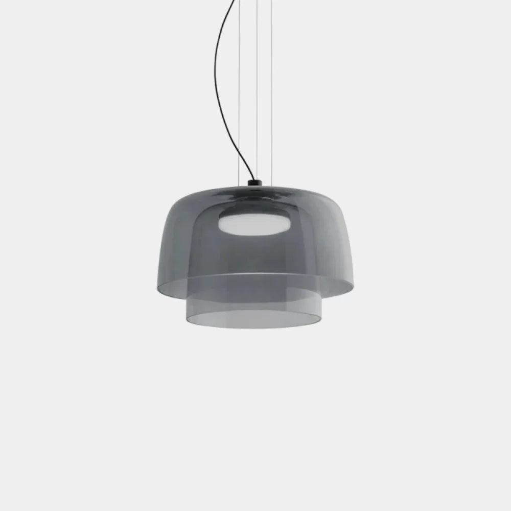Pendant Light Glass Bowl 10 in Adjustable Dining Room Lounge Hanging Lamp Artistic Ambient Lighting | Thomler