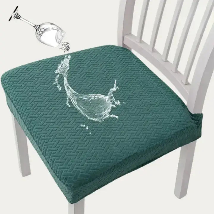 Elastische Stuhlhussen 4er-Set – Fleckschutz, wasserabweisend, maschinenwaschbar