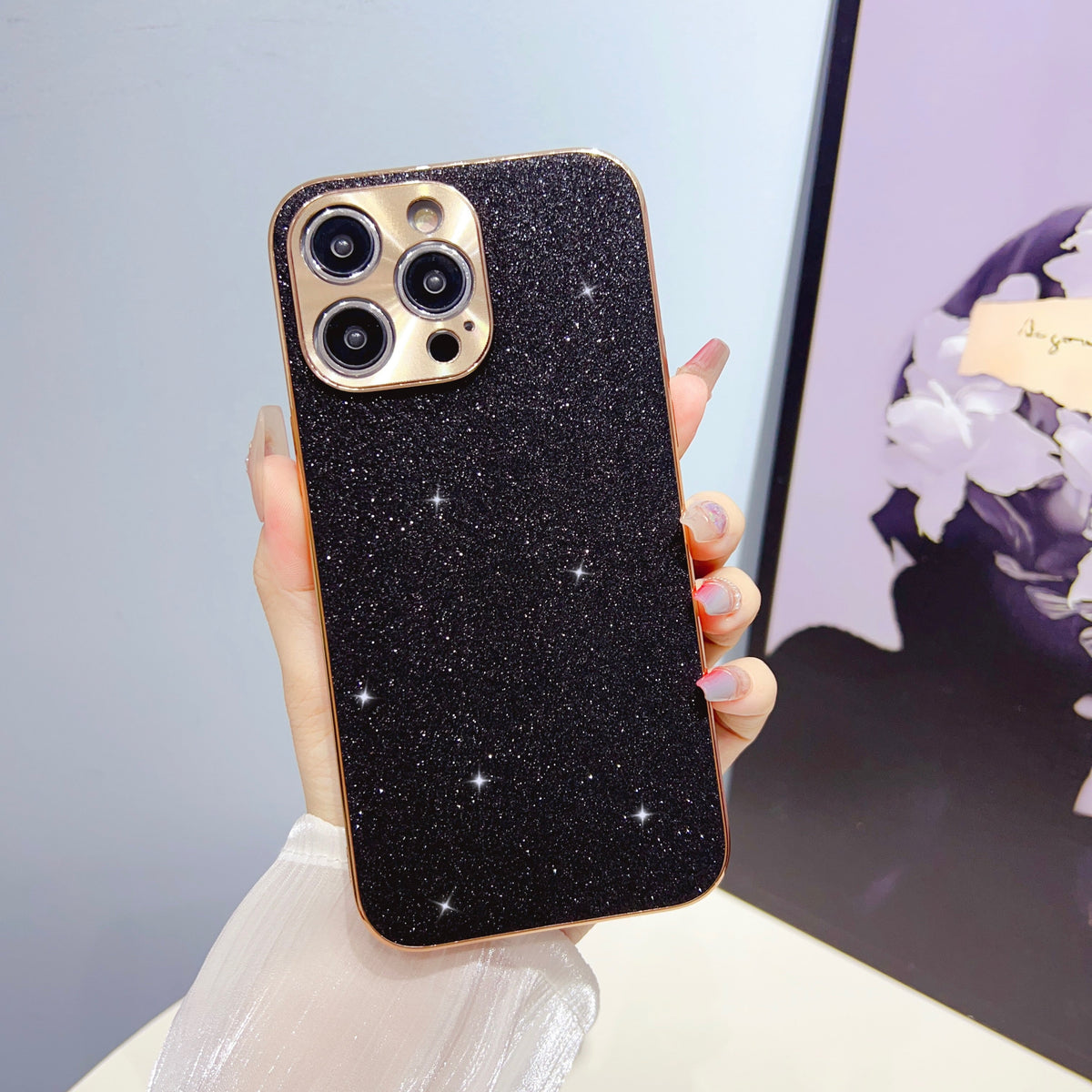 Protective iPhone Case with Luxe Metallic Frame & Textured Back for iPhone 13-17 Series | Thomler