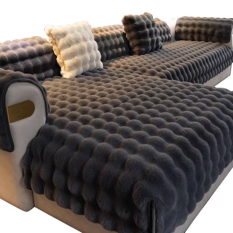 Washable Furniture Throw with Grip Backing – Anti-Slip Seat Cover for Living Room Sofas & Pet-Friendly Homes | Thomler