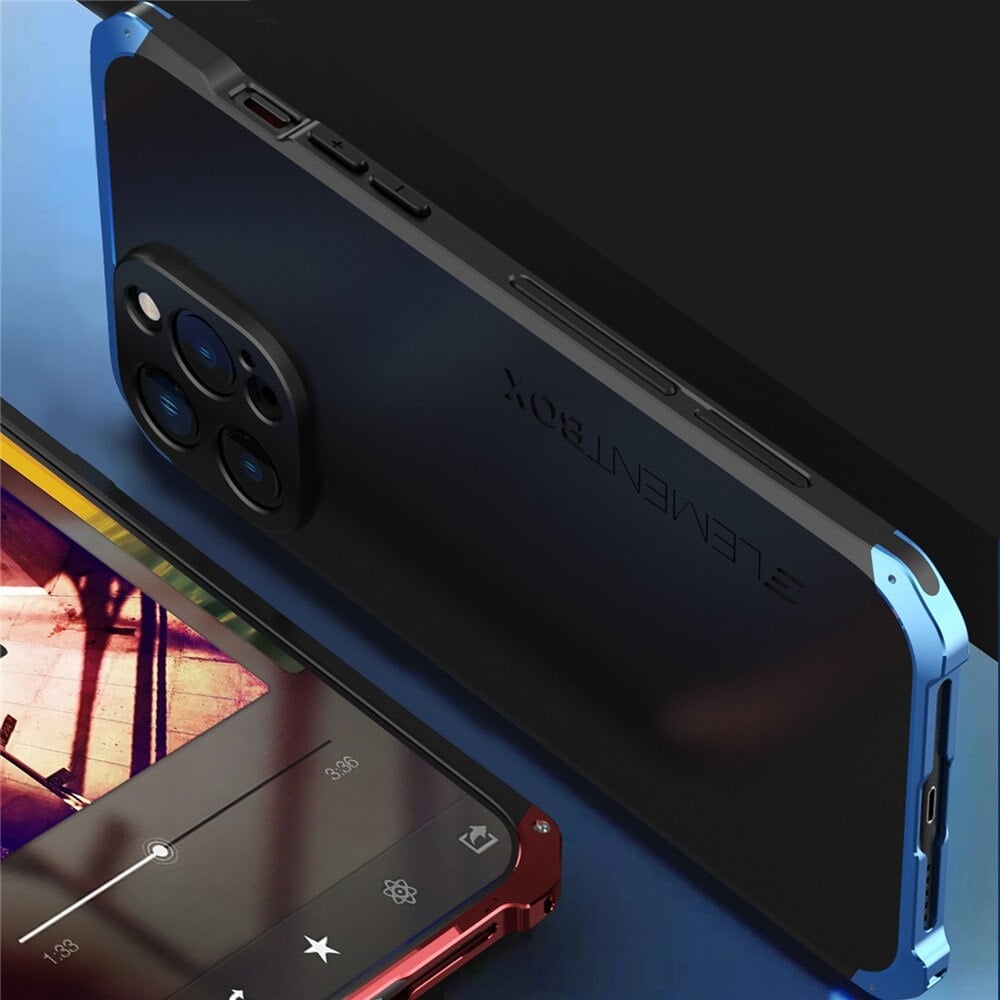 Reinforced Metal Frame iPhone Case with Camera Shield & Drop Protection for 14/15/16 Series | Thomler
