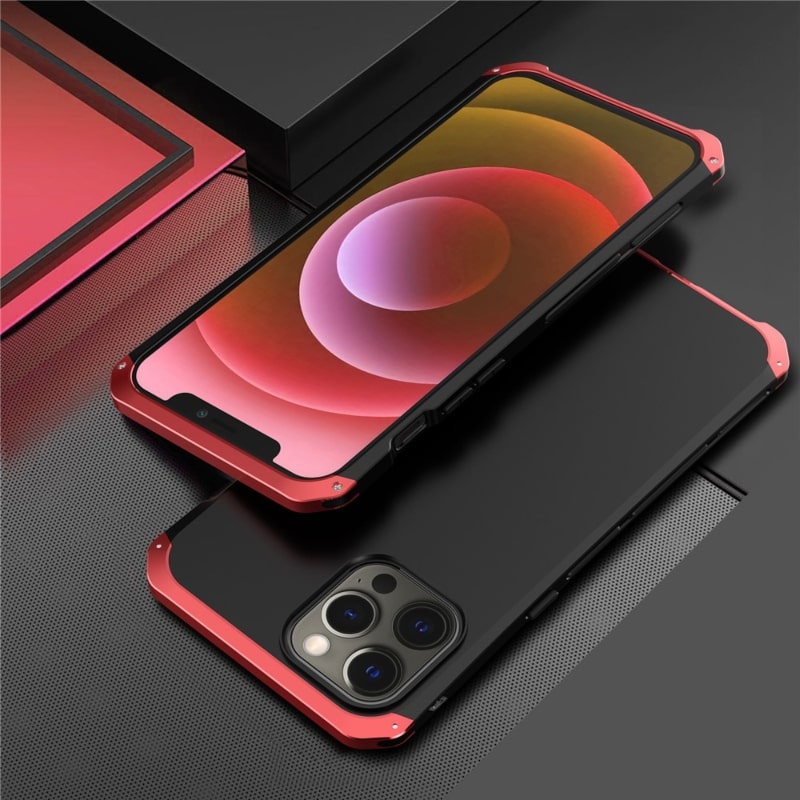 Reinforced Metal Frame iPhone Case with Camera Shield & Drop Protection for 14/15/16 Series | Thomler