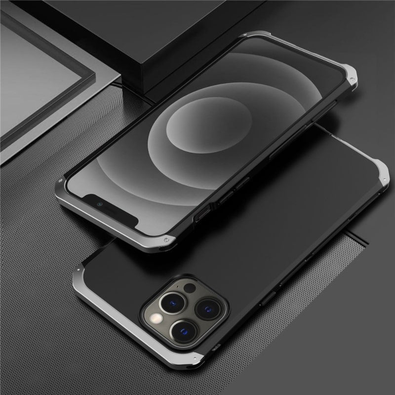 Reinforced Metal Frame iPhone Case with Camera Shield & Drop Protection for 14/15/16 Series | Thomler