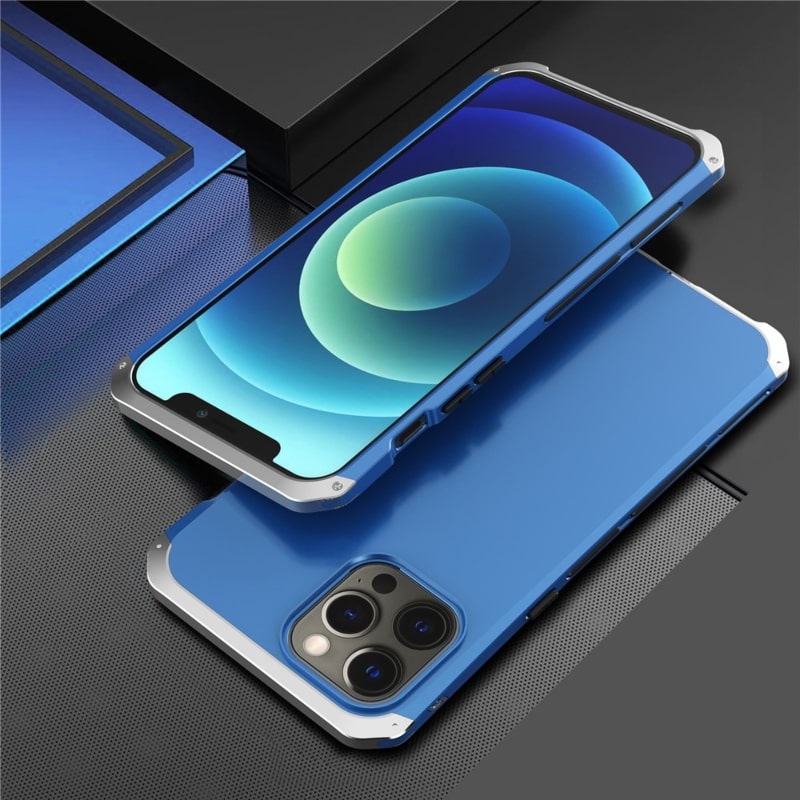 Reinforced Metal Frame iPhone Case with Camera Shield & Drop Protection for 14/15/16 Series | Thomler