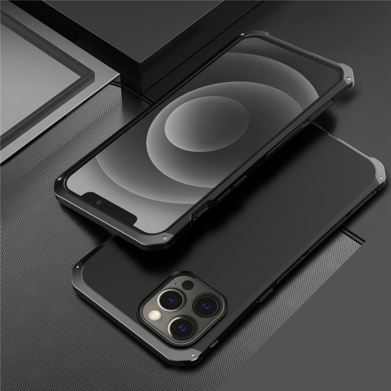 Reinforced Metal Frame iPhone Case with Camera Shield & Drop Protection for 14/15/16 Series | Thomler