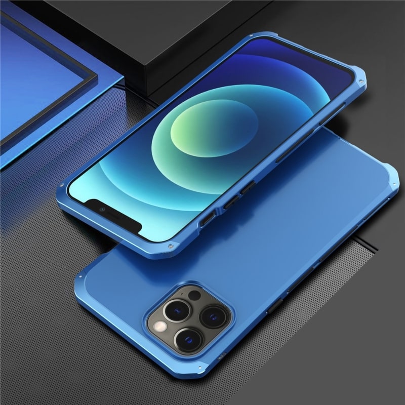 Reinforced Metal Frame iPhone Case with Camera Shield & Drop Protection for 14/15/16 Series | Thomler