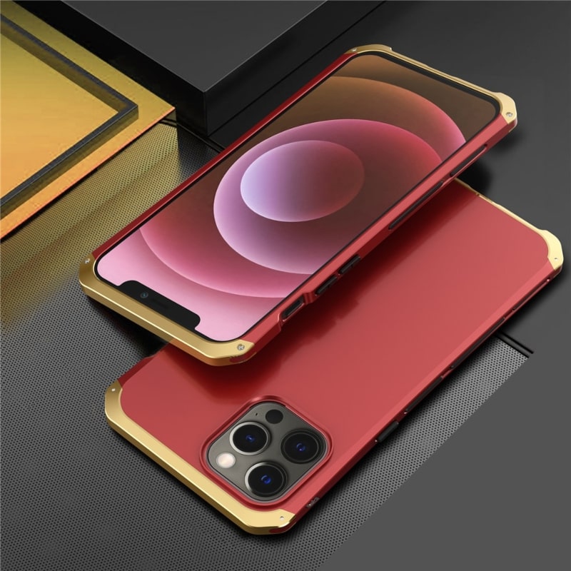 Reinforced Metal Frame iPhone Case with Camera Shield & Drop Protection for 14/15/16 Series | Thomler
