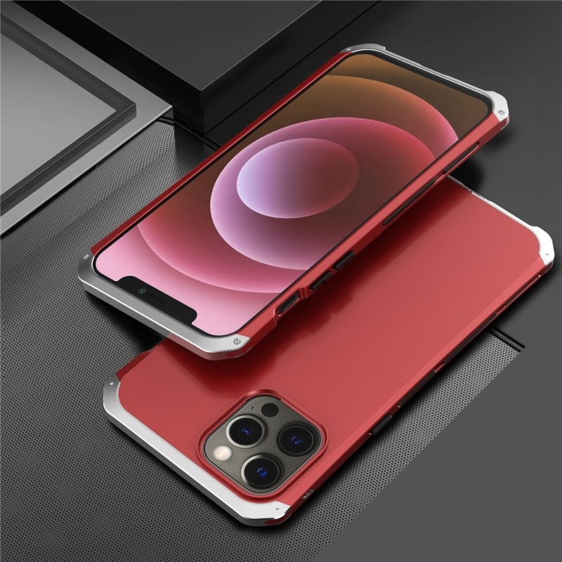 Reinforced Metal Frame iPhone Case with Camera Shield & Drop Protection for 14/15/16 Series | Thomler