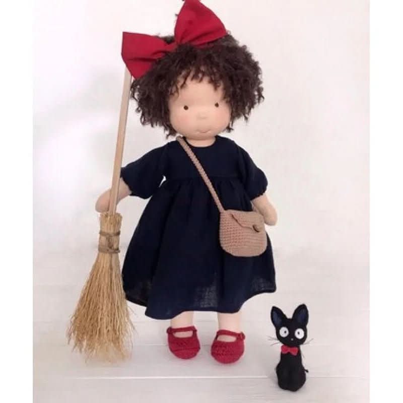 Handmade Cotton Waldorf Doll – Soft Cloth Baby Doll for Toddlers & Preschoolers – Natural Fabric Stuffed Toy for Imaginative Play, Sensory | Thomler
