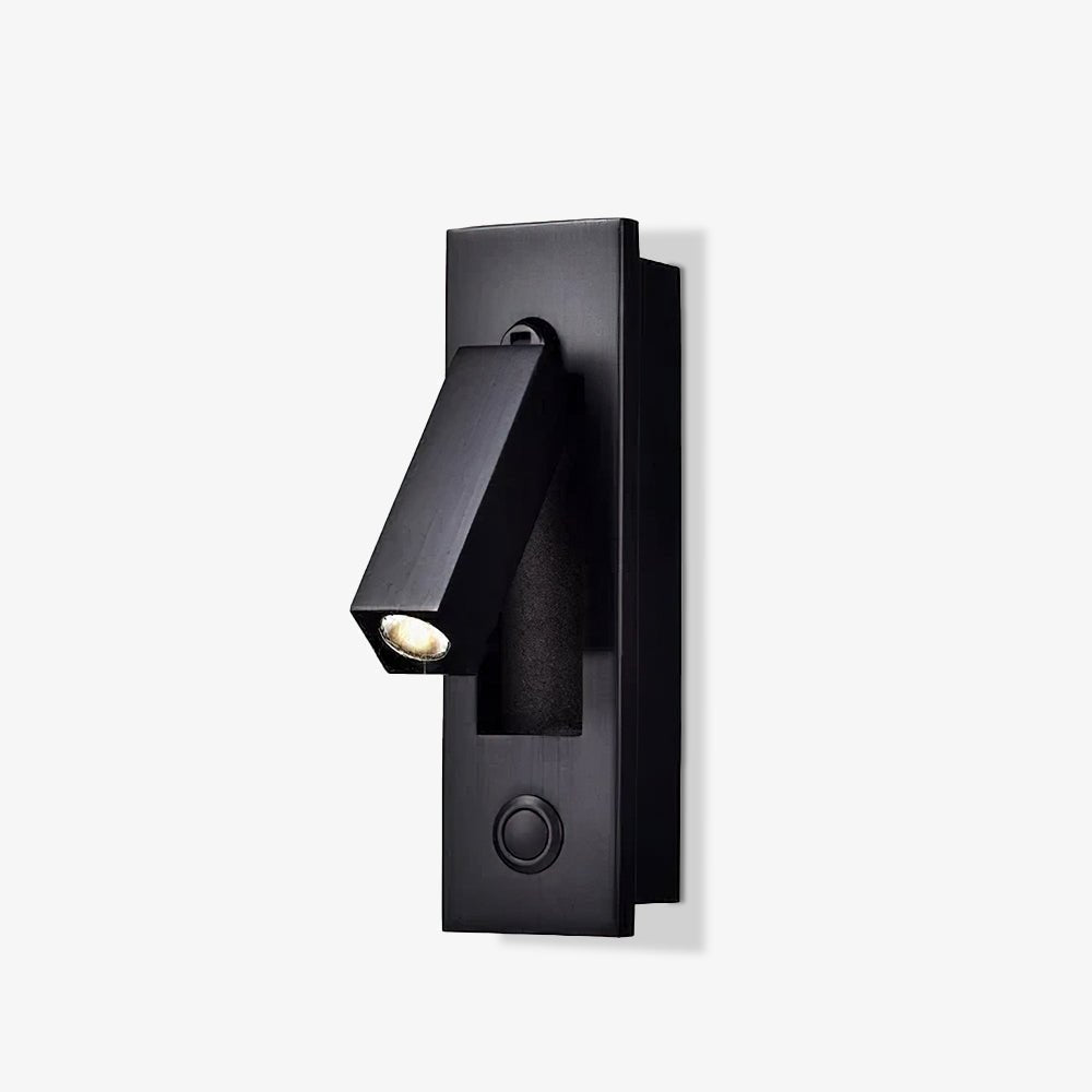 Recessed LED Reading Light for Bedroom – Flush Mount Wall Lamp with Adjustable Head – Warm or Cool White – Modern Nightstand Sconce for | Thomler