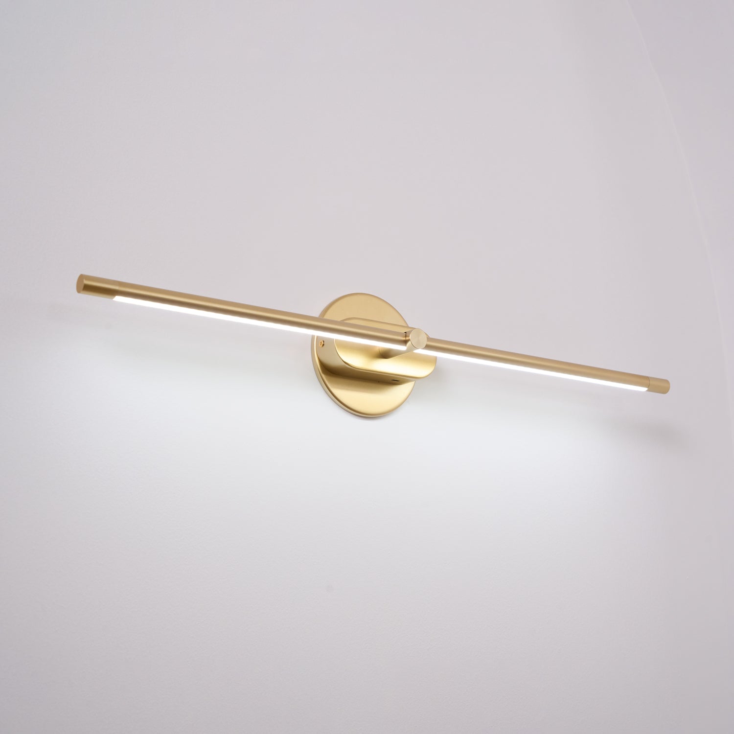 Rechargeable LED Wall Sconce Light with Touch Dimmer Switch for Bedroom Bathroom Mirror Vanity Hallway No Wiring Cordless Modern Linear | Thomler
