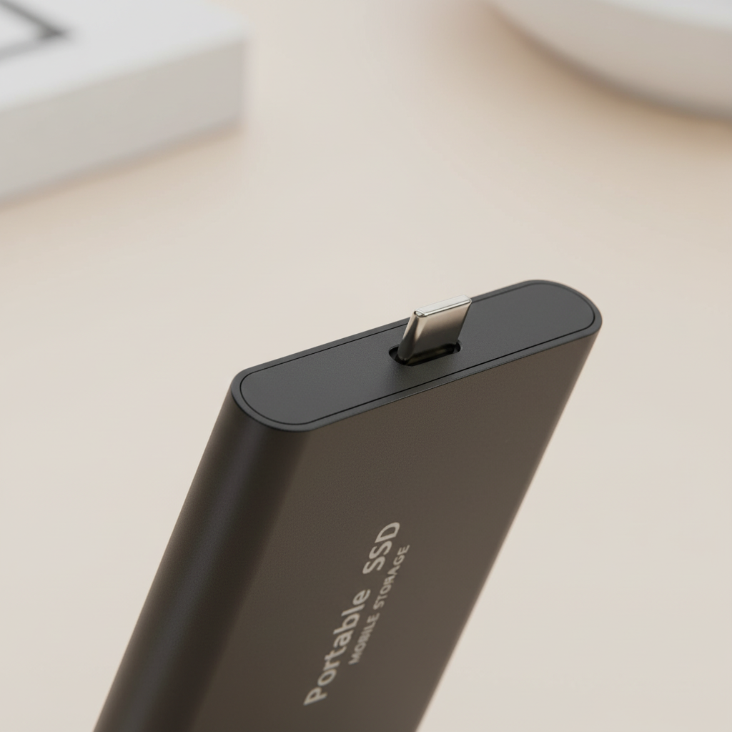 High-Capacity Portable Solid State Drive for Backup & Storage | 128TB External Data Storage Device for PC, Mac & Android | USB 3.1 & USB-C | Thomler