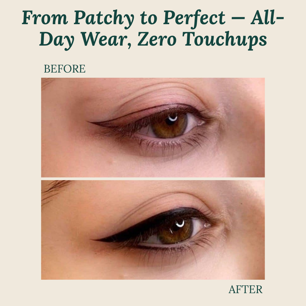 Precision Tip Eyeliner Pen with Smudge-Proof Waterproof Formula for Winged Liner and Everyday Eye Looks | Vegan Cruelty-Free Makeup Liner | Thomler