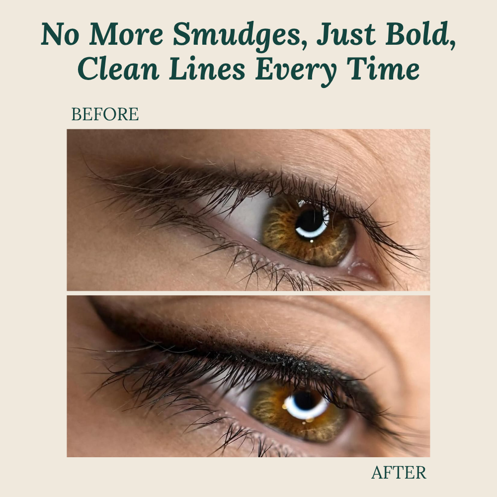 Precision Tip Eyeliner Pen with Smudge-Proof Waterproof Formula for Winged Liner and Everyday Eye Looks | Vegan Cruelty-Free Makeup Liner | Thomler