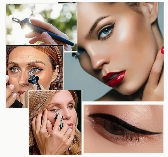 Precision Tip Eyeliner Pen with Smudge-Proof Waterproof Formula for Winged Liner and Everyday Eye Looks | Vegan Cruelty-Free Makeup Liner | Thomler