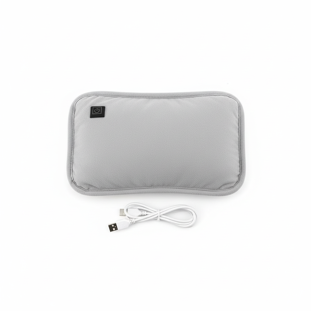 USB Rechargeable Heating Pad with 3 Temperature Settings for Cramps & Back Pain Relief | Graphene Hand Warmer Portable Heat Therapy for Peri | Thomler