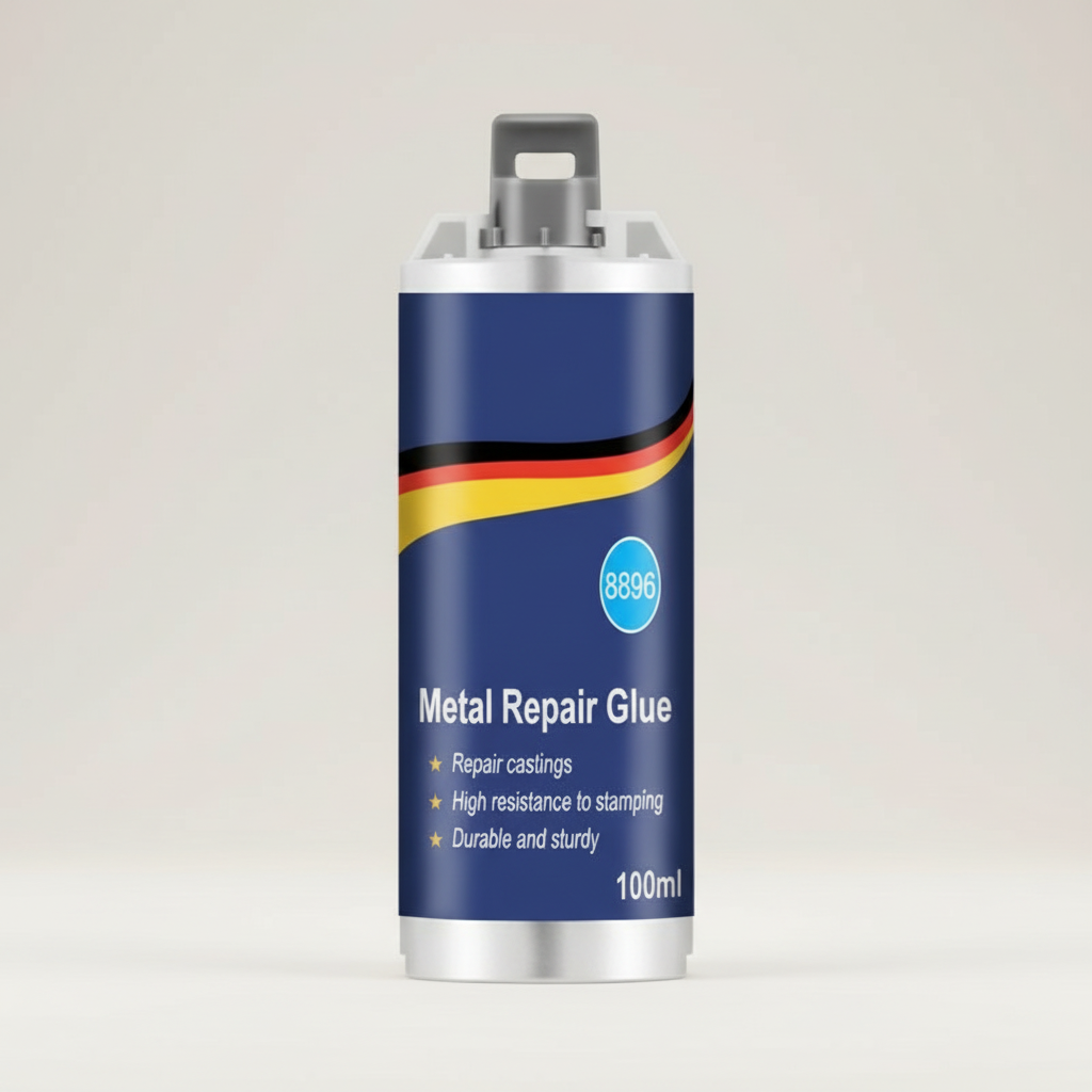 Industrial Metal Repair Epoxy for Steel, Aluminum & Cast Iron | Heat Resistant Liquid Metal Bonding Compound 3.4 oz | Thomler