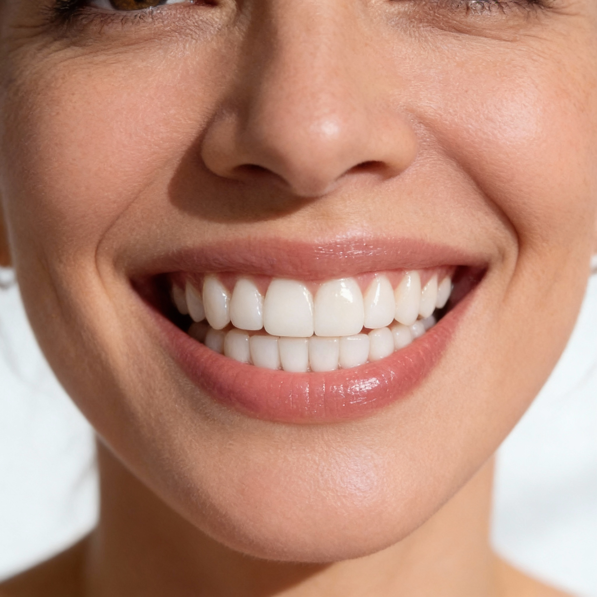 Snap-On Cosmetic Tooth Covers for Upper & Lower Teeth | Moldable Dental Veneers | Heat-Fit Natural White Overlay | Reusable Smile Cover Teet | Thomler