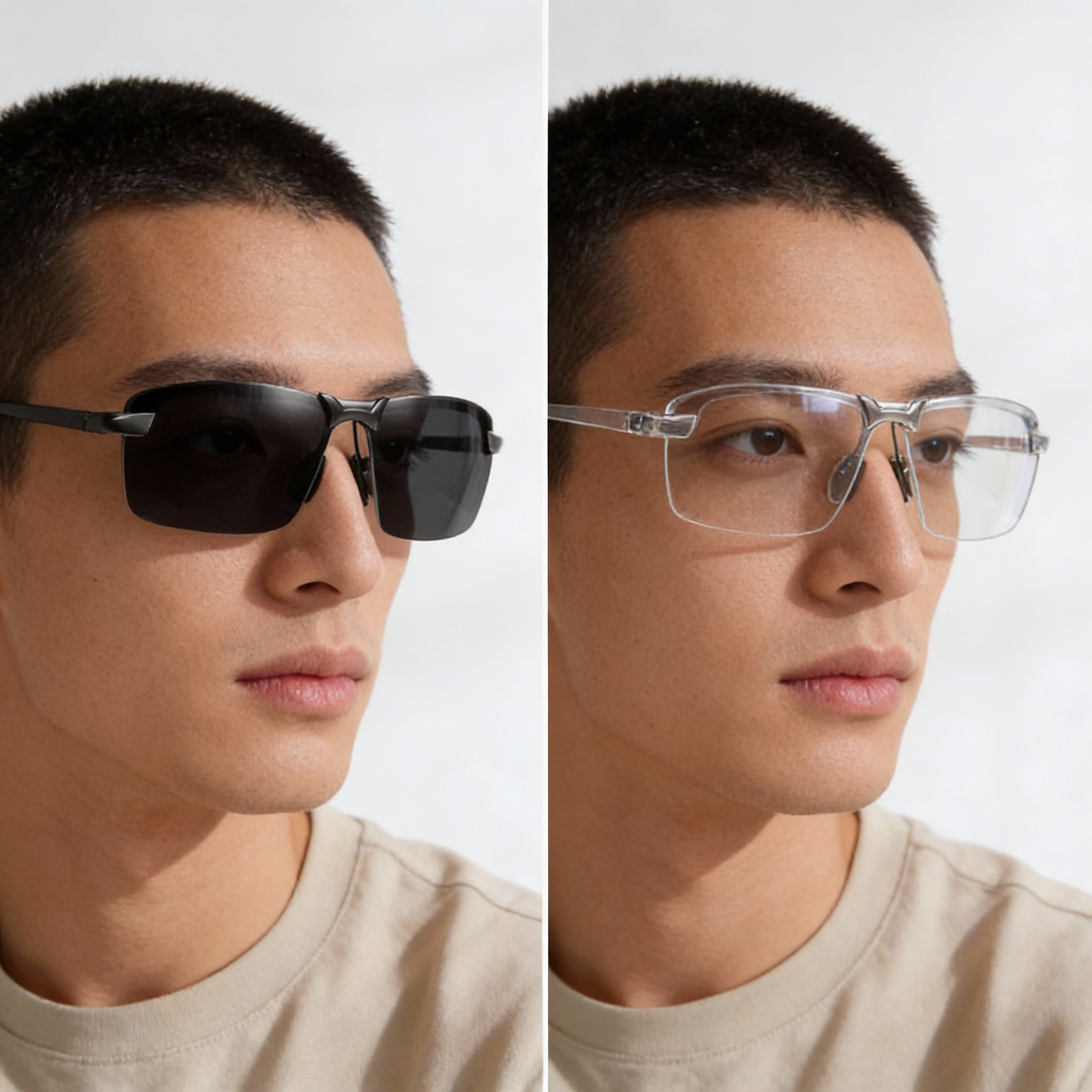 Light-Adaptive Driving Glasses with Polarized UV400 Lenses for Men & Women | Day-to-Night Transition Eyewear for Outdoor Sports, Fishing & R | Thomler
