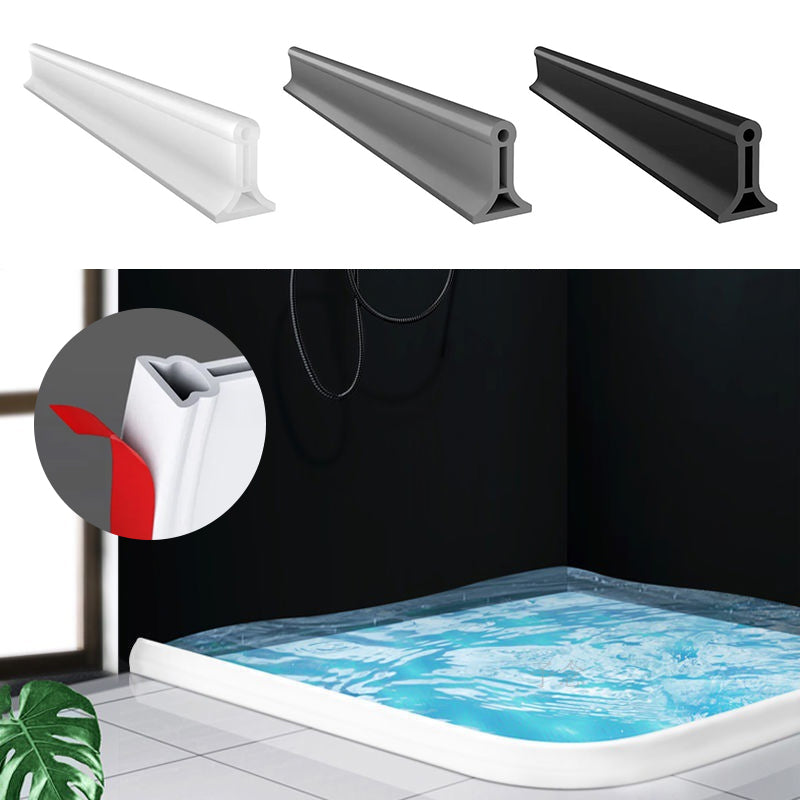 Flexible Rubber Water Dam Strip for Shower, Sink & Countertop – Self-Adhesive Threshold Barrier | Thomler