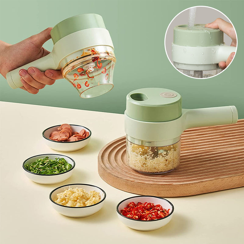 Rechargeable Electric Mini Food Processor for Chopping Vegetables, Garlic & Herbs – Cordless Kitchen Tool with USB Charging, Waterproof | Thomler