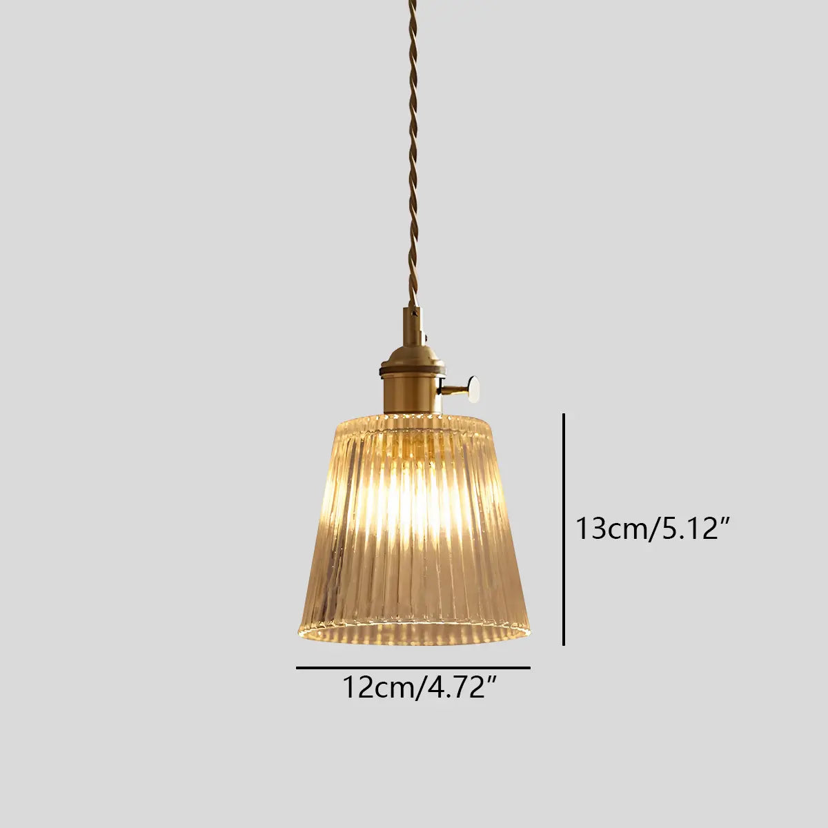 Pendant Light Glass Bronze Adjustable Cable Transparent Dining Room Kitchen Island Hanging Ceiling Lamp | Thomler