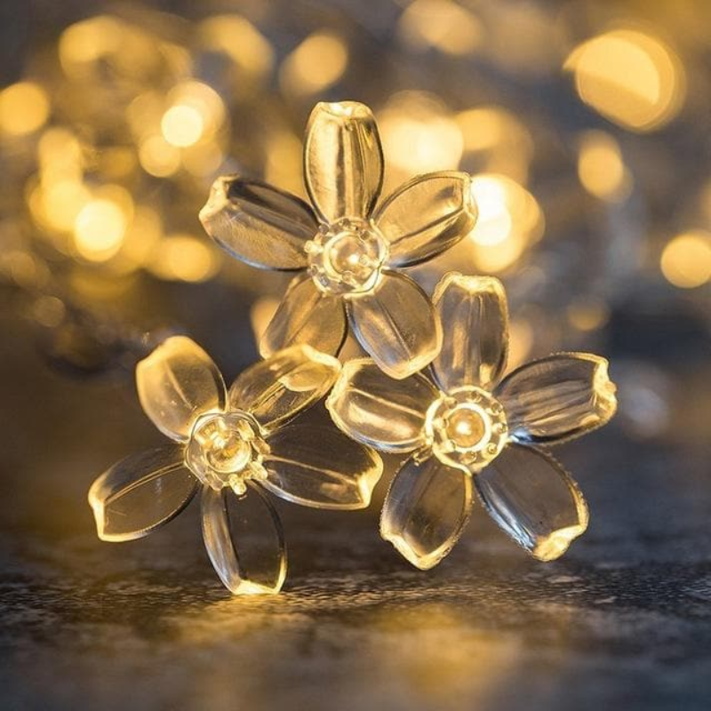 String Lights LED 5.0 m 16.4 ft Warm White Bedroom Garden Decorative Fairy Lights | Thomler