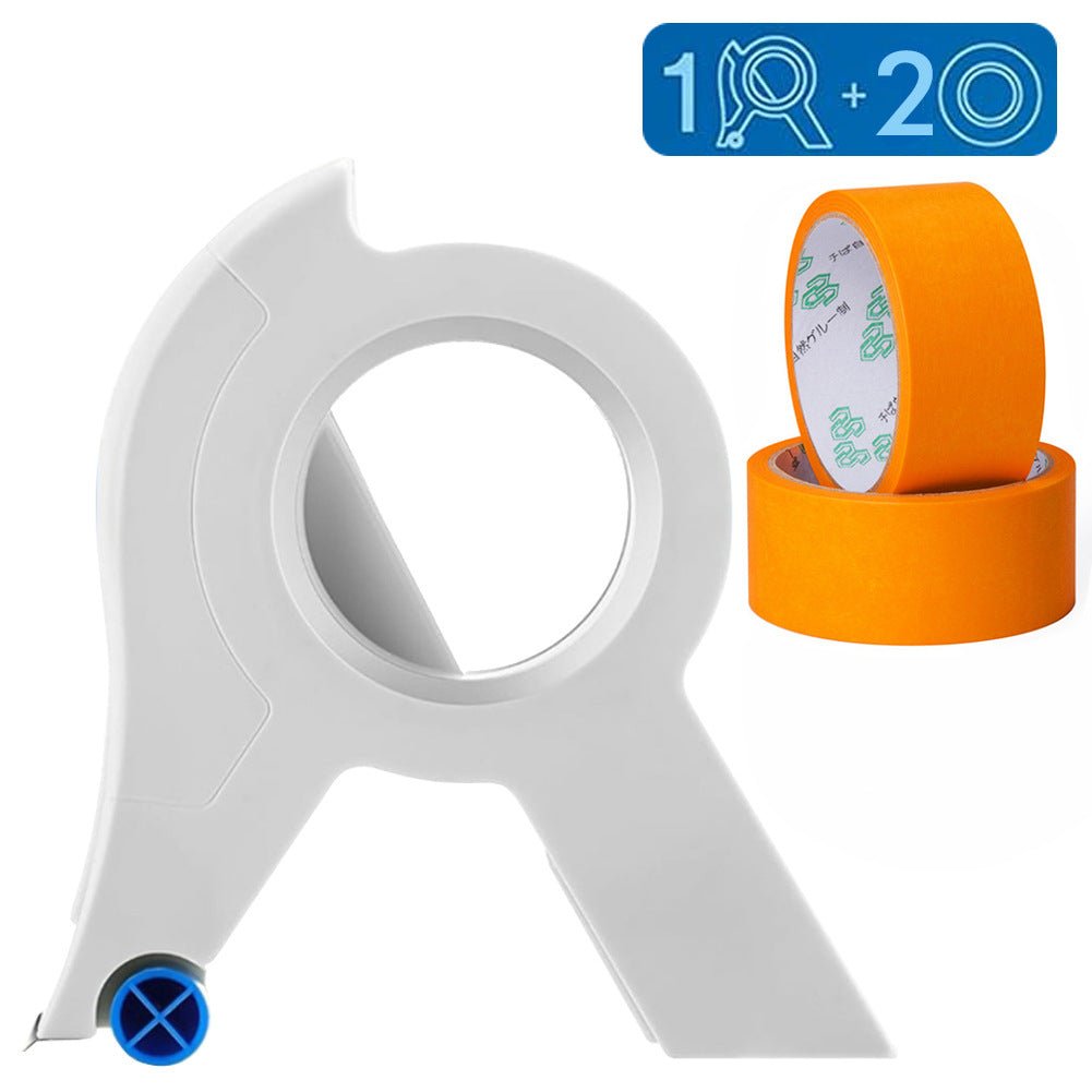 Painter's Tape Applicator Tool for Crisp Edges on Walls Baseboards Ceilings Trim Work Professional Straight Lines Home Painting Projects DIY | Thomler