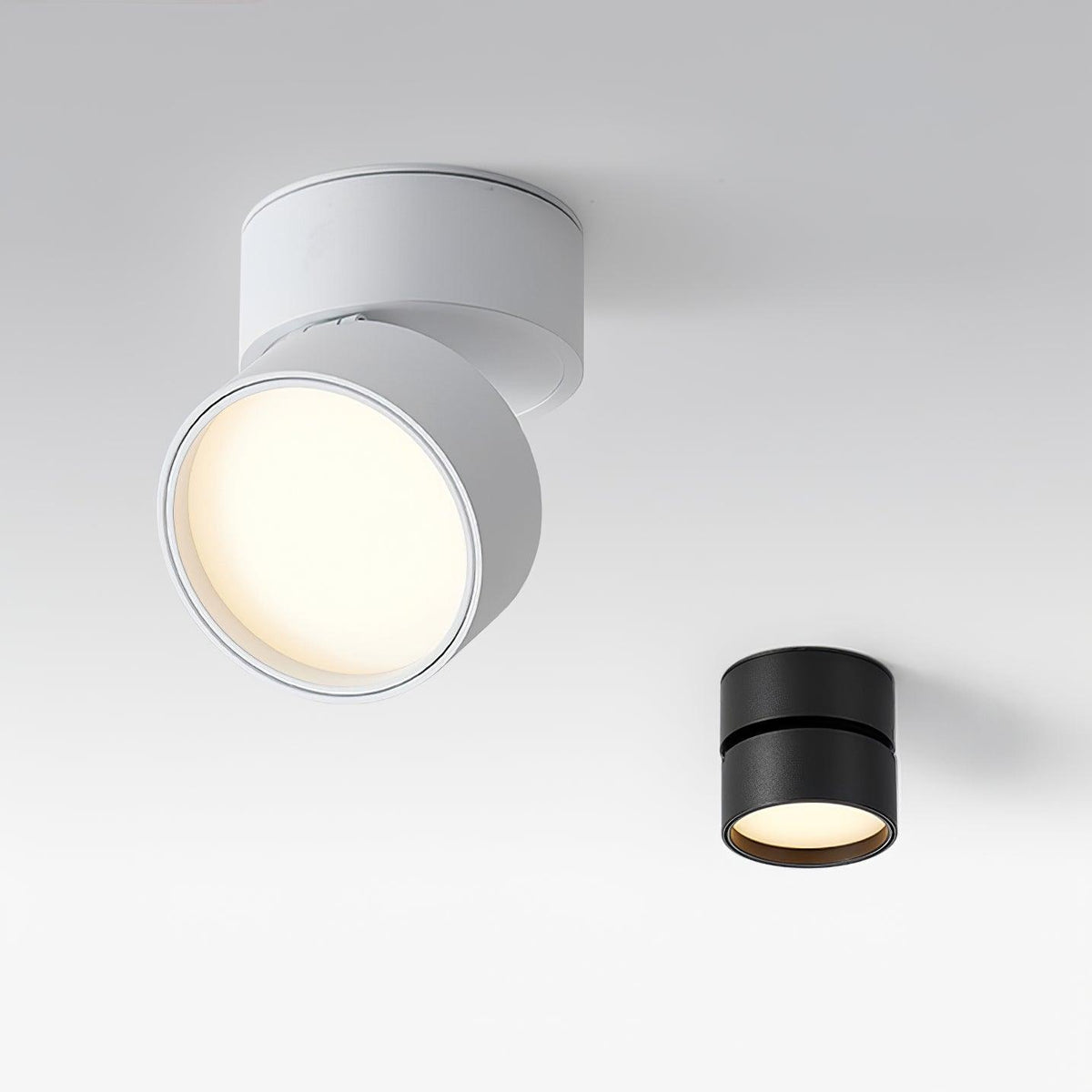 Adjustable Aluminum Spotlight with Tilting Head for Wall & Ceiling – Directional Track Light | Thomler