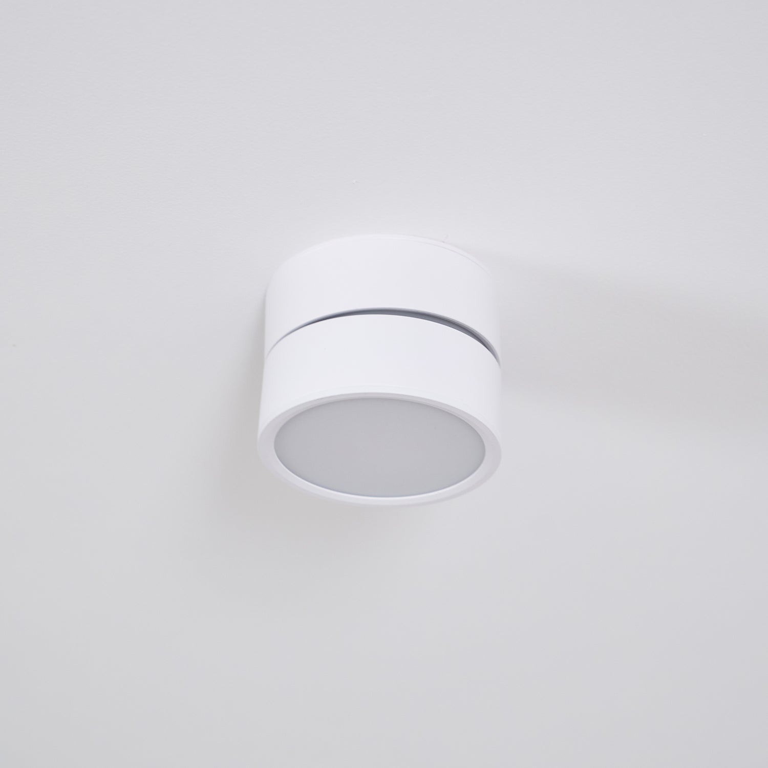 Ceiling Lamp Aluminum 3.9 in Adjustable Black White Home Gallery Spotlight Warm White 7W LED | Thomler