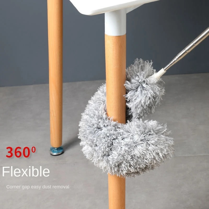 Telescoping Ceiling Fan Duster with Bendable Microfiber Head – Reaches 110 Inches for Fans, Vents & Chandeliers | Thomler