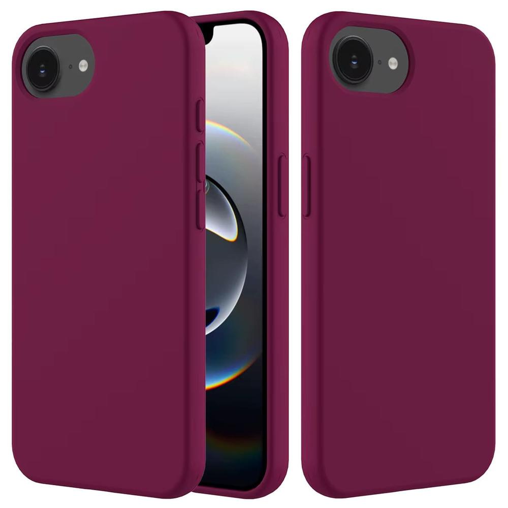 Protective Silicone Case for iPhone 16e with Raised Edges & Shock Absorption | Multiple Finishes & Colors Available | Thomler