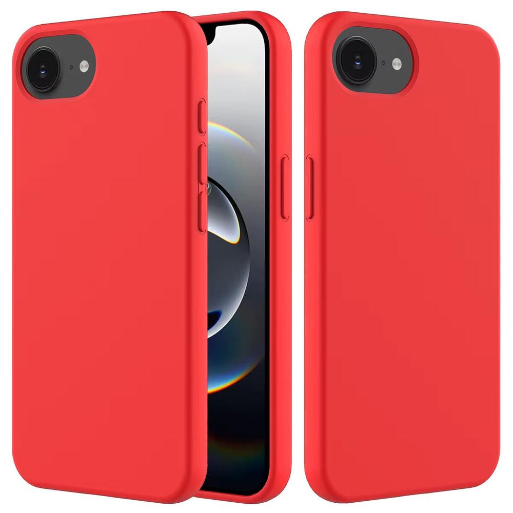 Protective Silicone Case for iPhone 16e with Raised Edges & Shock Absorption | Multiple Finishes & Colors Available | Thomler