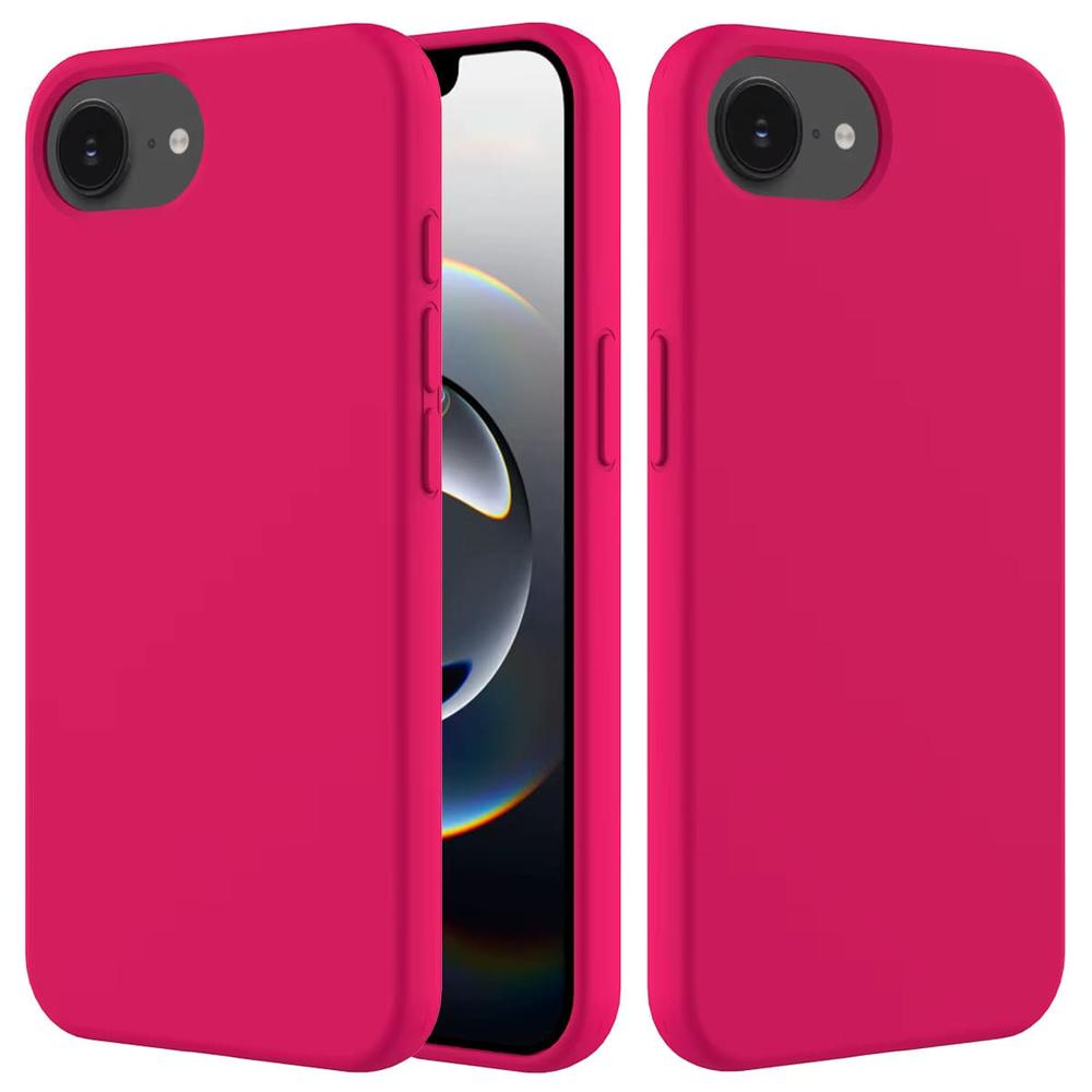 Protective Silicone Case for iPhone 16e with Raised Edges & Shock Absorption | Multiple Finishes & Colors Available | Thomler