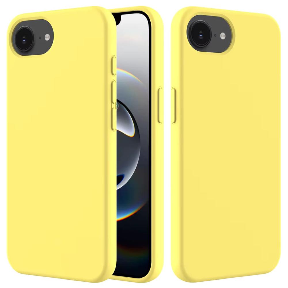 Protective Silicone Case for iPhone 16e with Raised Edges & Shock Absorption | Multiple Finishes & Colors Available | Thomler