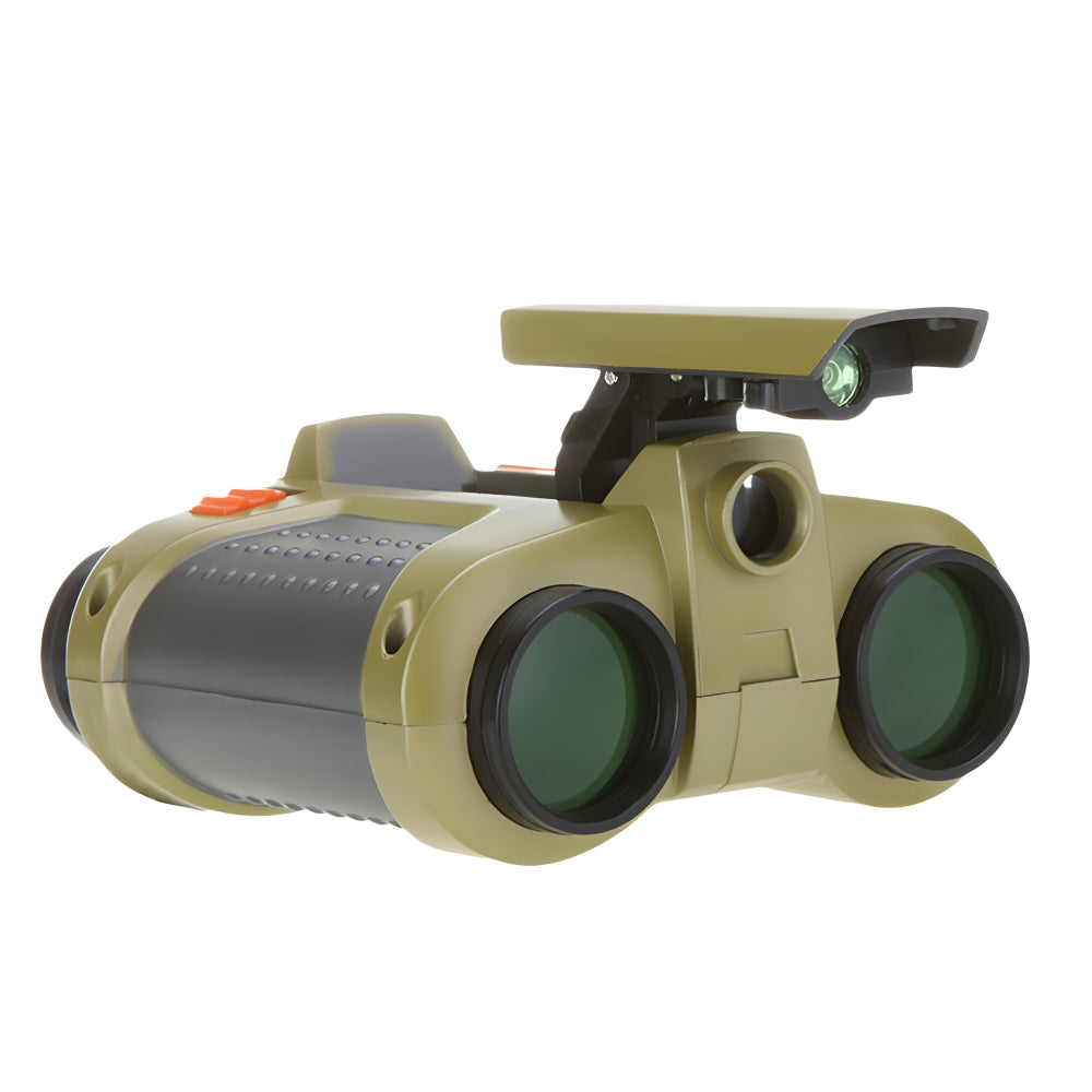 Kids Night Vision Binoculars 4x30 Magnification Waterproof Shockproof for Outdoor Camping Nature Exploration Wildlife Watching Backyard Adve | Thomler