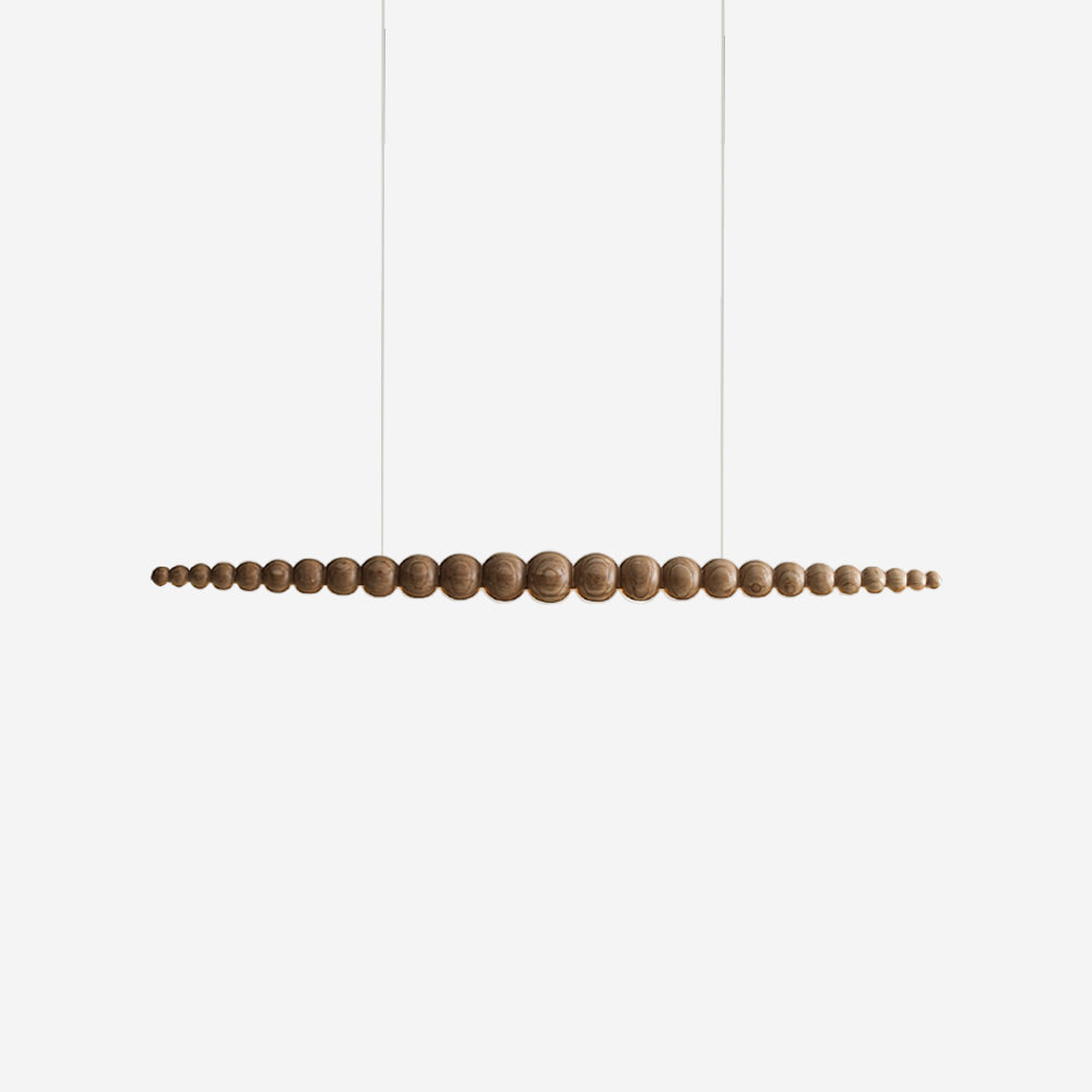 Chandelier Metal Acrylic Linear 46.4 in Warm White Indoor Dining Room Modern Pendant Light | Thomler
