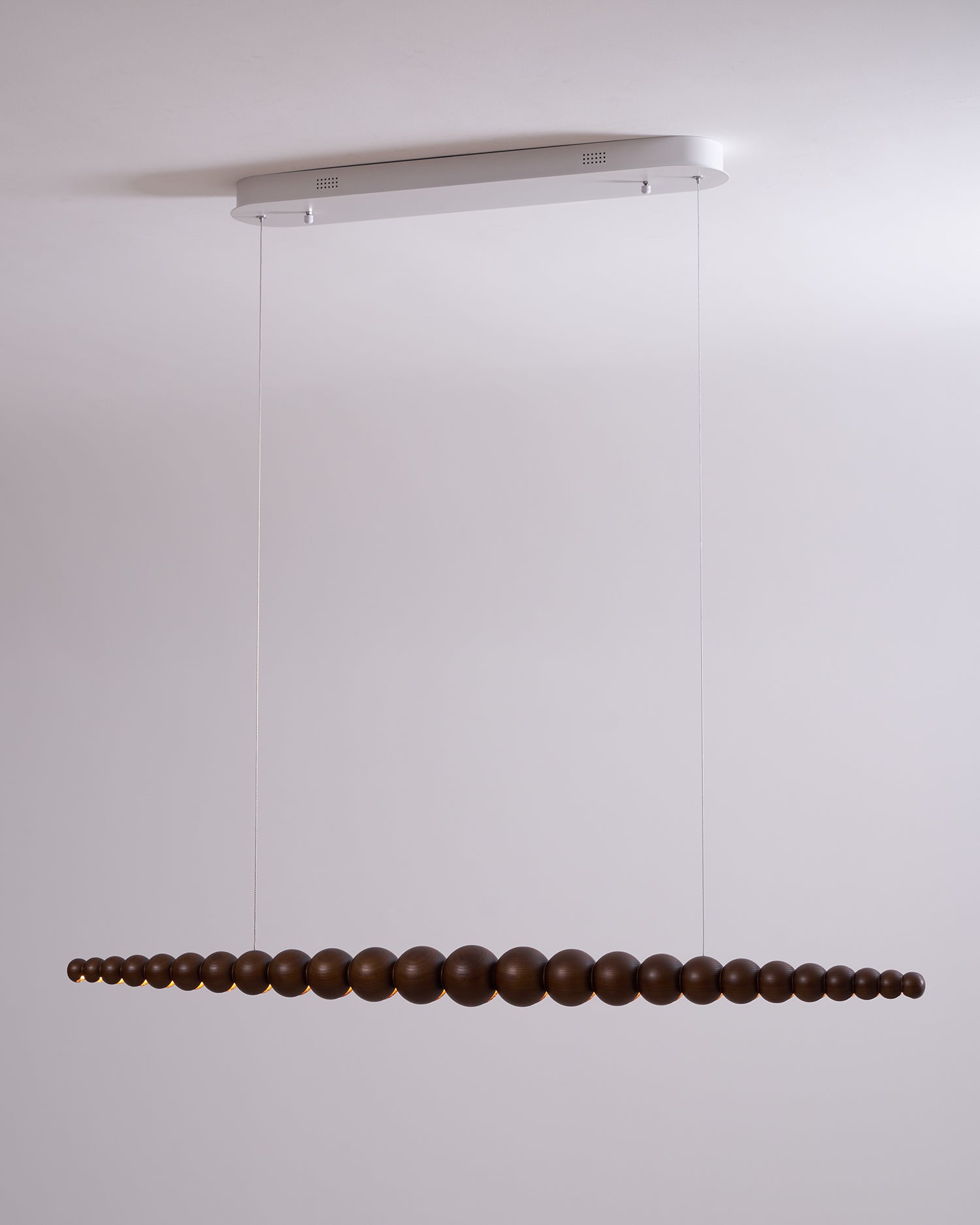 Chandelier Metal Acrylic Linear 46.4 in Warm White Indoor Dining Room Modern Pendant Light | Thomler